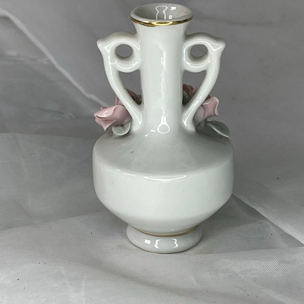 M/K hand painted vintage miniature bud vase . - Picture 5 of 5